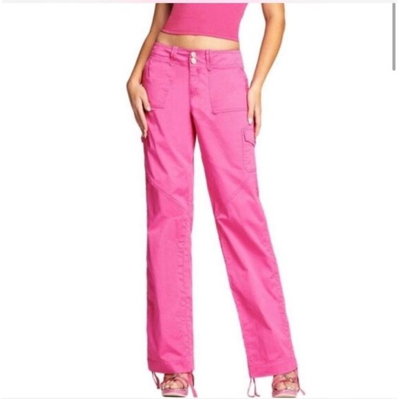 I.AM.GIA Ryder Hot Pink Cargo Pants Womens size Medium Streetwear - Picture 1 of 11